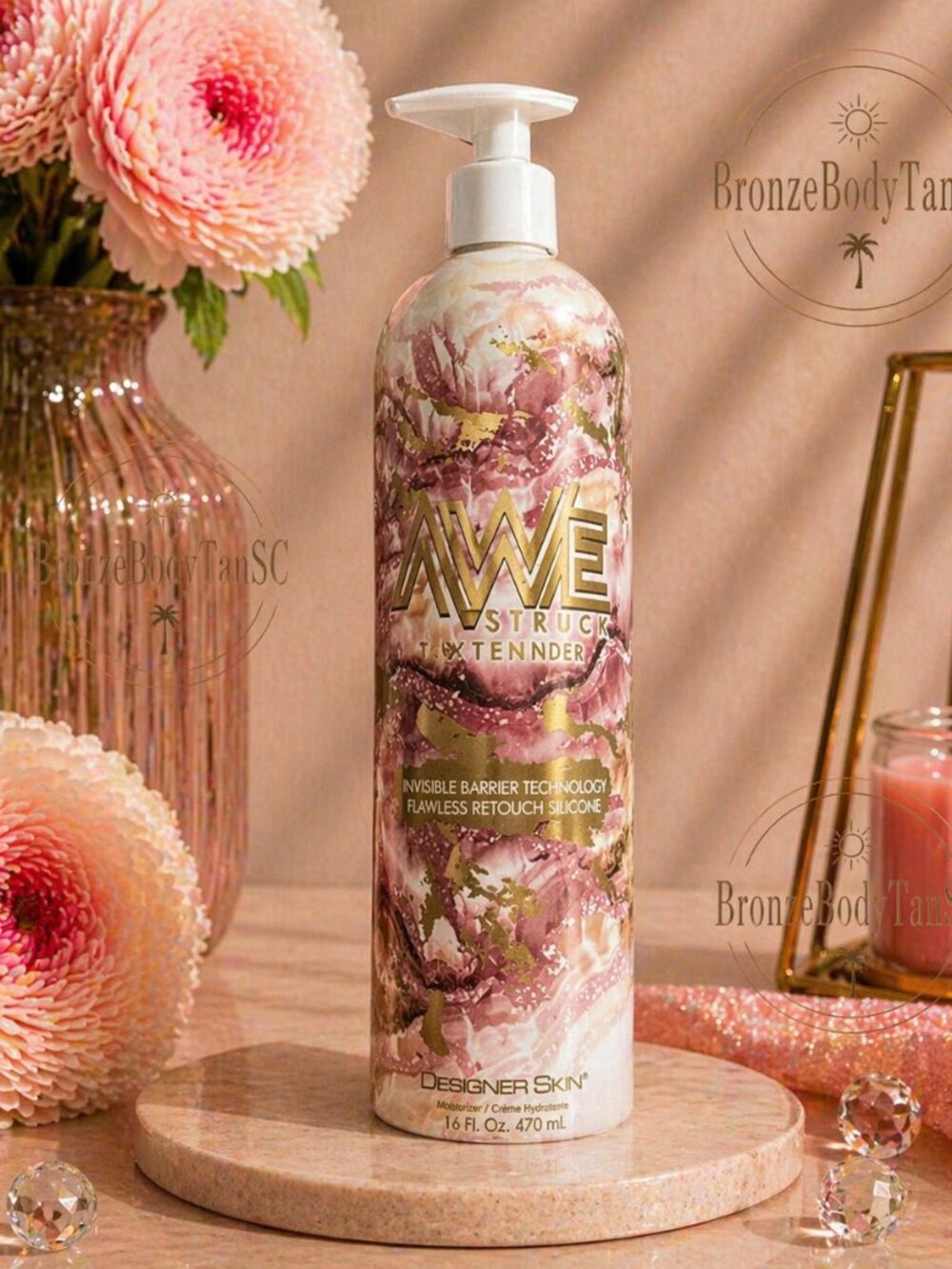 ☀️ AWESTRUCK ☀️ Tan Extender - Invisible Barrier Moisturizer- Designer Skin -NEW